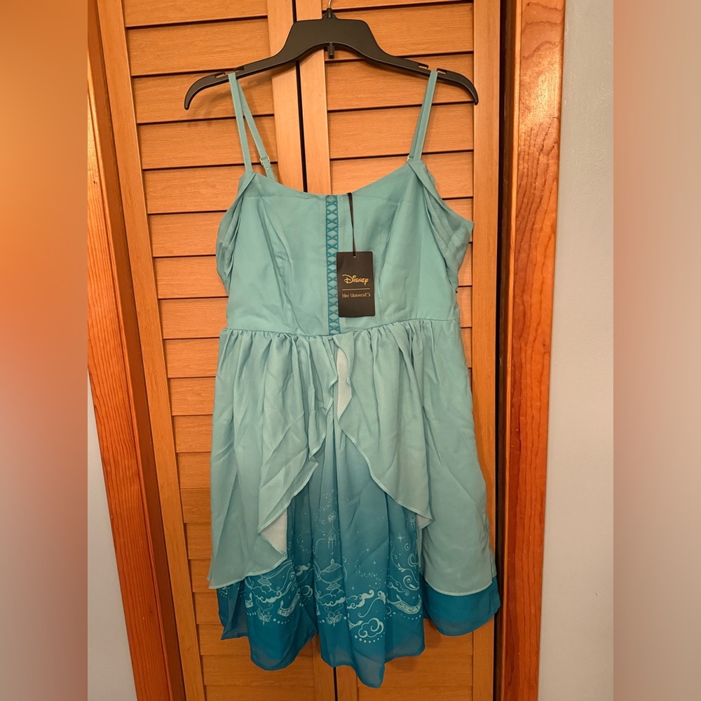 Disney Her Universe Aladdin Princess Jasmine Cold Shoulder Dress Small